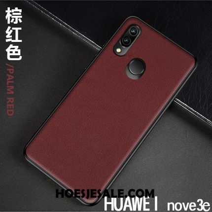 Huawei Nova 3e Hoesje Leren Etui Kwaliteit Leer All Inclusive Echt Leer Kopen