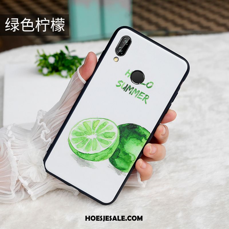 Huawei Nova 3e Hoesje Lovers Spotprent Anti-fall Siliconen Trend Kopen