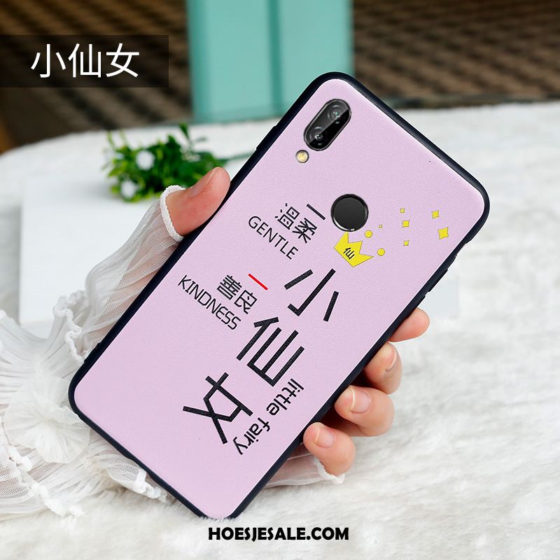 Huawei Nova 3e Hoesje Lovers Spotprent Anti-fall Siliconen Trend Kopen