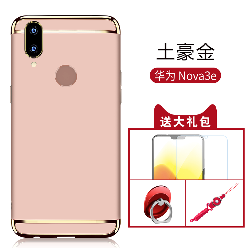 Huawei Nova 3e Hoesje Mobiele Telefoon Lovers Hoes Bescherming Rose Goud Sale