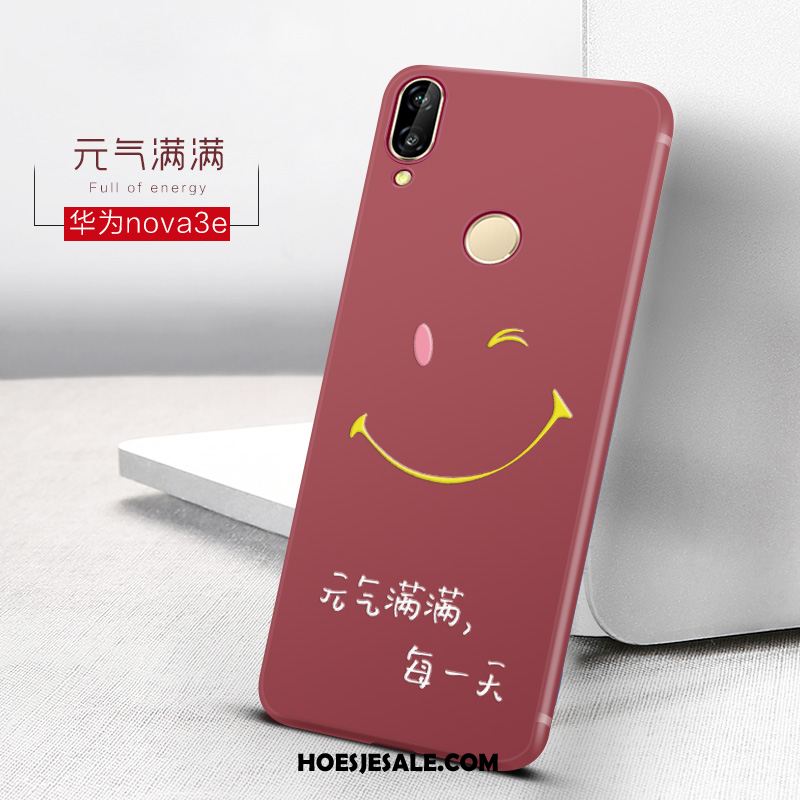 Huawei Nova 3e Hoesje Scheppend Persoonlijk Dun Zacht Trend Sale