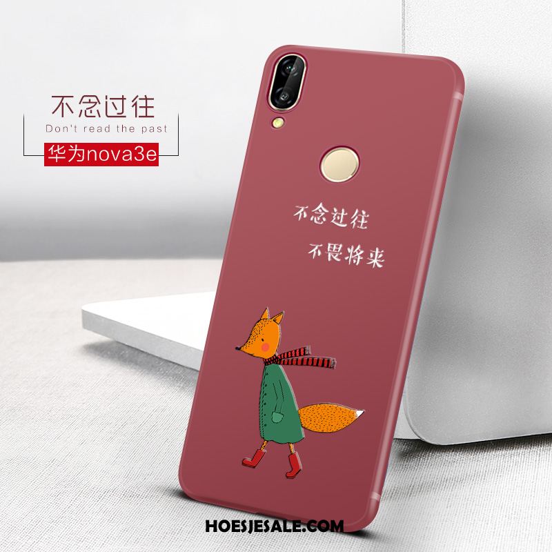 Huawei Nova 3e Hoesje Scheppend Persoonlijk Dun Zacht Trend Sale