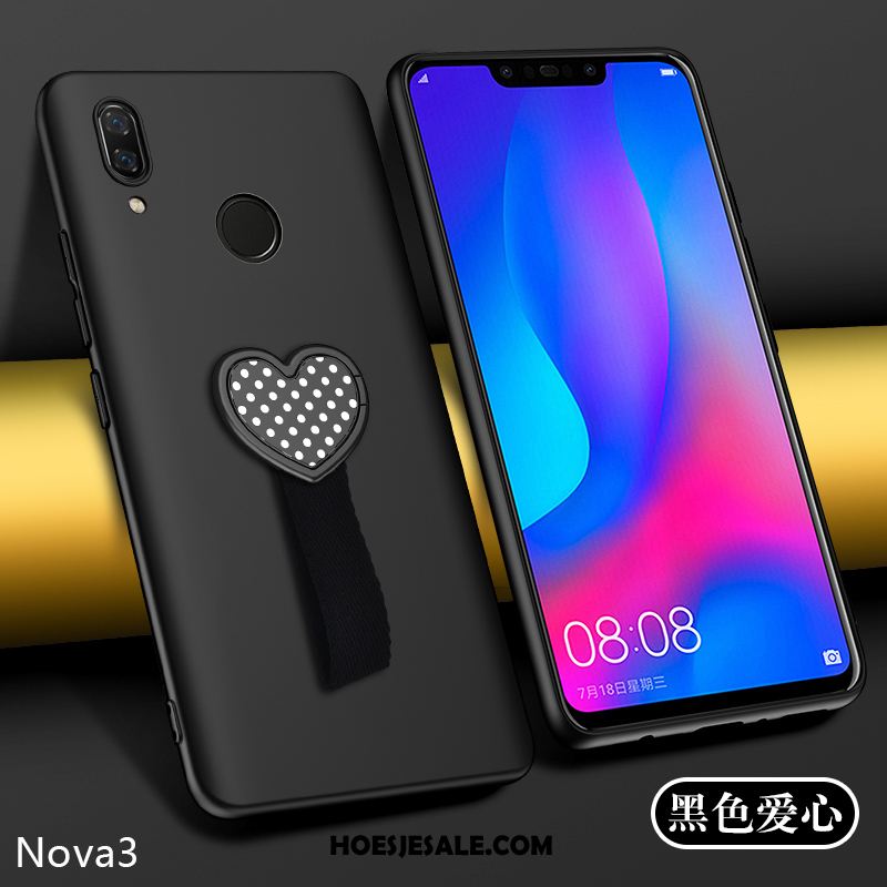 Huawei Nova 3e Hoesje Zacht Mobiele Telefoon Dun Rood Siliconen Kopen