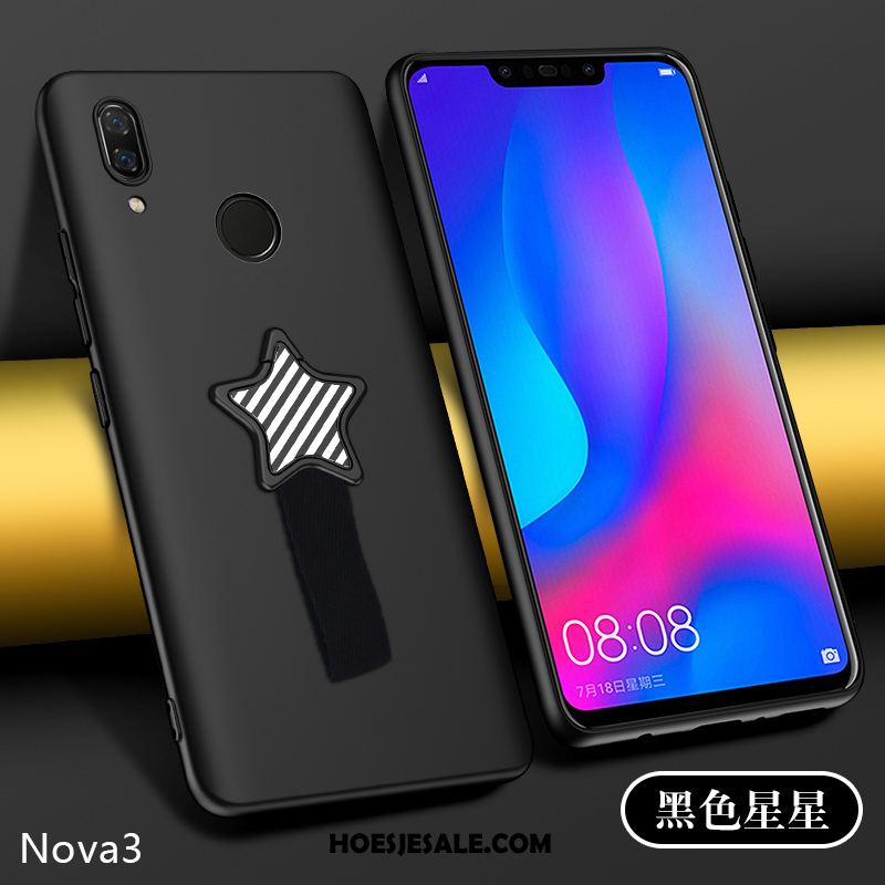 Huawei Nova 3e Hoesje Zacht Mobiele Telefoon Dun Rood Siliconen Kopen