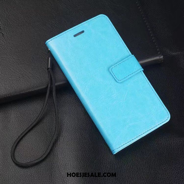 Huawei Nova 3i Hoesje Anti-fall Folio Mobiele Telefoon Groen Leren Etui Sale