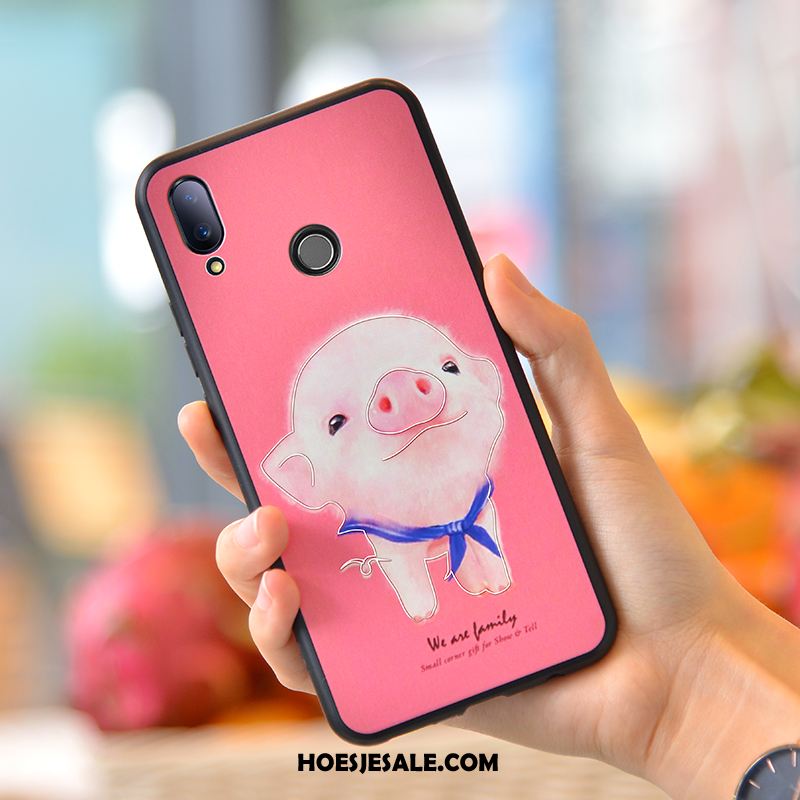 Huawei Nova 3i Hoesje Anti-fall Lovers Mooie Blauw Bescherming Goedkoop