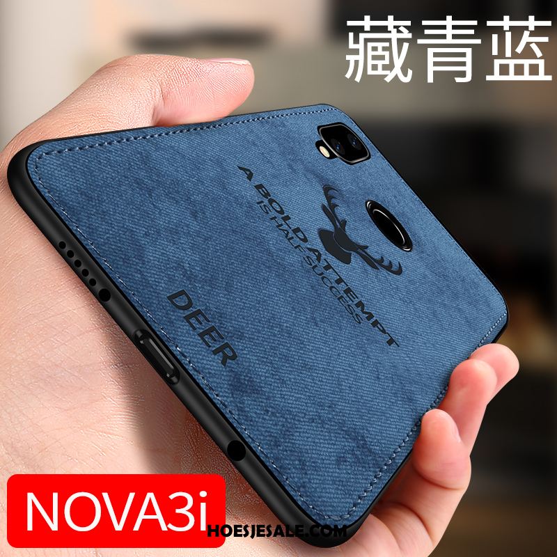 Huawei Nova 3i Hoesje Anti-fall Mobiele Telefoon Patroon Bescherming Grijs Sale