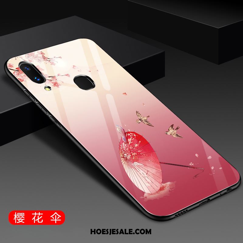 Huawei Nova 3i Hoesje Glas Zacht Trend Bescherming Rood Online