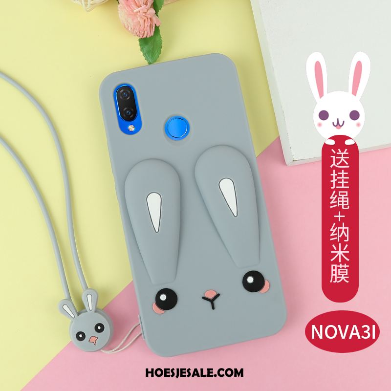 Huawei Nova 3i Hoesje Hanger Scheppend Zacht Jeugd Anti-fall Korting