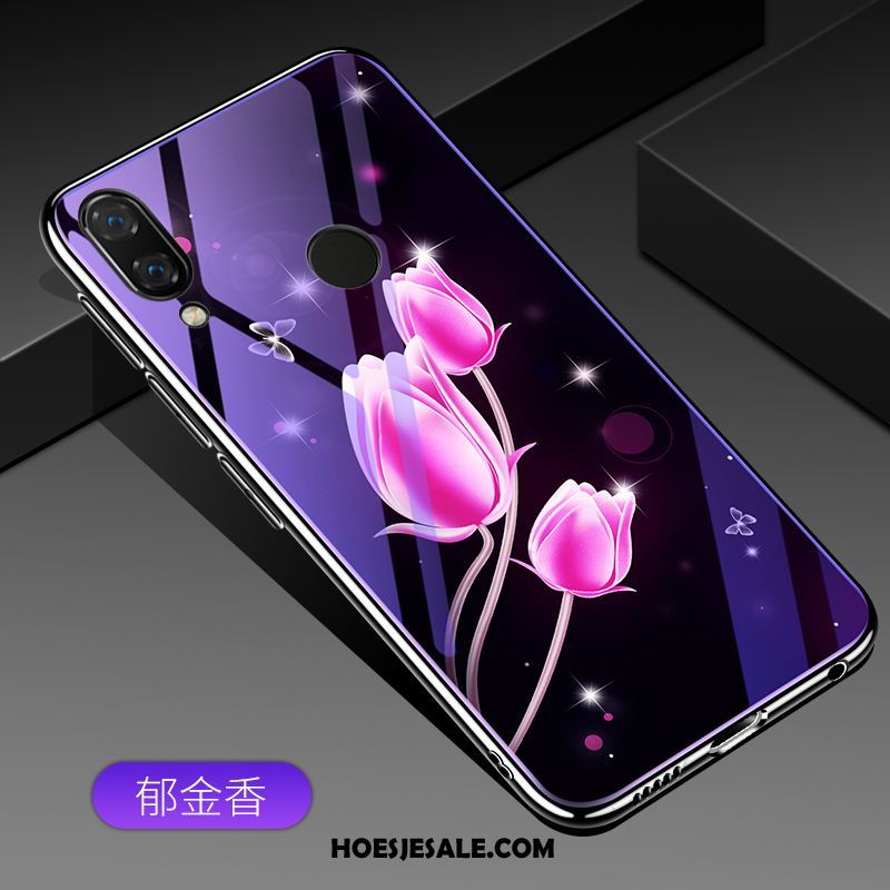 Huawei Nova 3i Hoesje Hoes Mobiele Telefoon Zacht Blauw Purper Korting