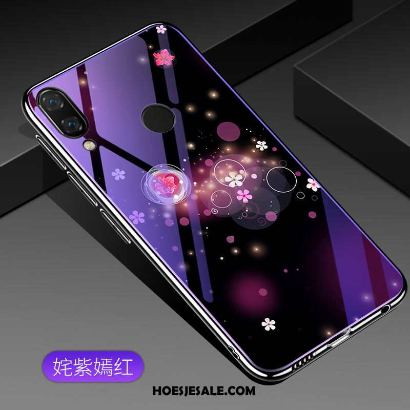 Huawei Nova 3i Hoesje Hoes Mobiele Telefoon Zacht Blauw Purper Korting