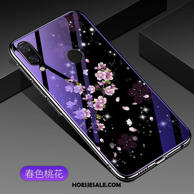 Huawei Nova 3i Hoesje Hoes Mobiele Telefoon Zacht Blauw Purper Korting