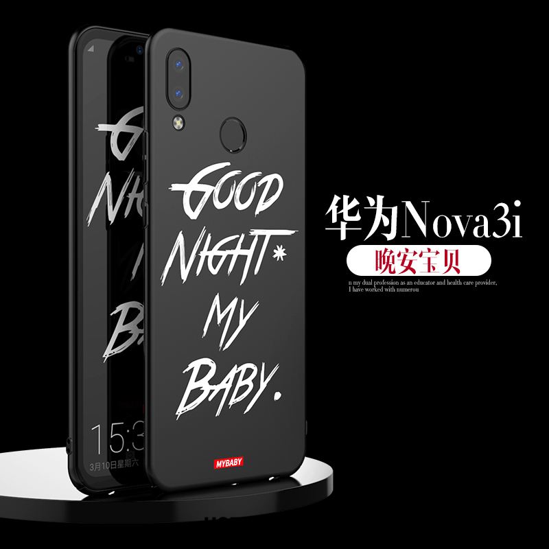 Huawei Nova 3i Hoesje Persoonlijk Hoes Rood Anti-fall Dun Korting