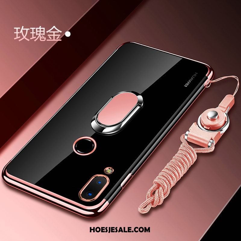 Huawei Nova 3i Hoesje Plating Hanger Mode Anti-fall Doorzichtig Goedkoop