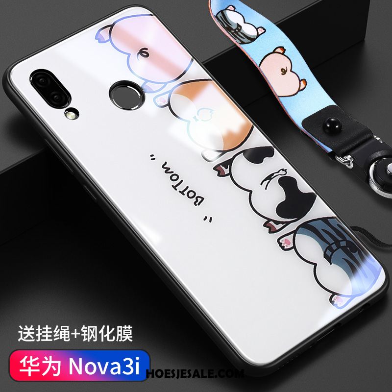 Huawei Nova 3i Hoesje Siliconen Hanger Hoes Nieuw Trendy Merk Korting