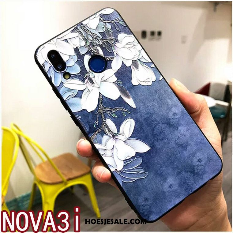 Huawei Nova 3i Hoesje Siliconen Hanger Vers Reliëf Anti-fall Online