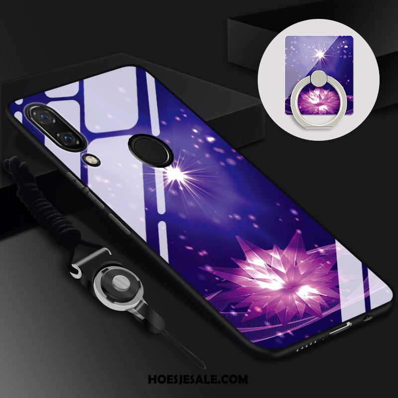 Huawei Nova 3i Hoesje Skärmskydd Spiegel Blauw Tempereren Mobiele Telefoon Korting