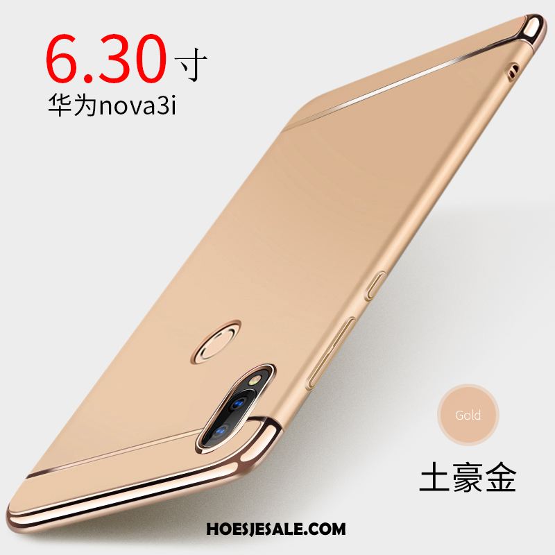 Huawei Nova 3i Hoesje Trendy Merk Hoes Zwart Skärmskydd Anti-fall Goedkoop