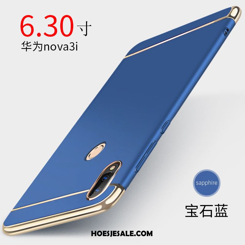 Huawei Nova 3i Hoesje Trendy Merk Hoes Zwart Skärmskydd Anti-fall Goedkoop