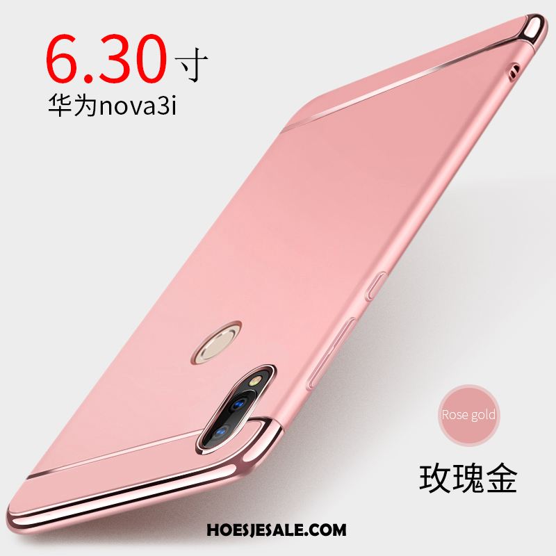 Huawei Nova 3i Hoesje Trendy Merk Hoes Zwart Skärmskydd Anti-fall Goedkoop