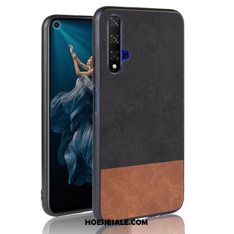 Huawei Nova 5t Hoesje All Inclusive Zwart Hoes Trend Bescherming Goedkoop