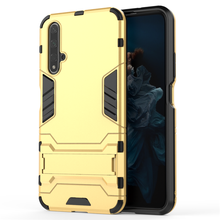 Huawei Nova 5t Hoesje Anti-fall Pantser Goud Mobiele Telefoon Ondersteuning Goedkoop