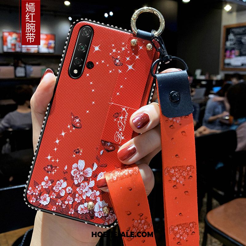 Huawei Nova 5t Hoesje Anti-fall Strass Mobiele Telefoon Hoes Bescherming Goedkoop