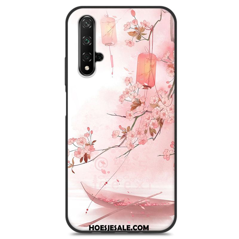 Huawei Nova 5t Hoesje Anti-fall Vers Blauw Siliconen Chinese Stijl Aanbiedingen