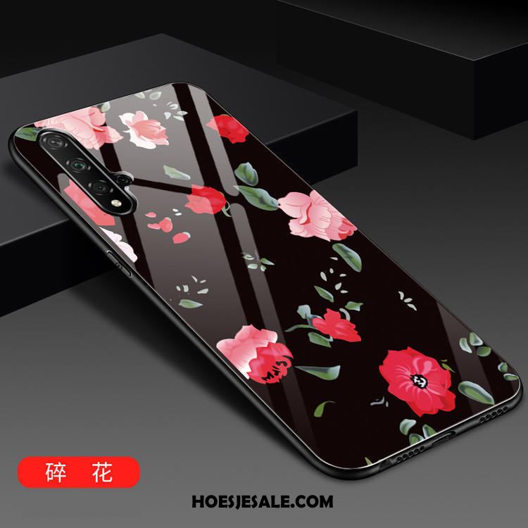 Huawei Nova 5t Hoesje Glas Trend Blauw Mobiele Telefoon All Inclusive Goedkoop