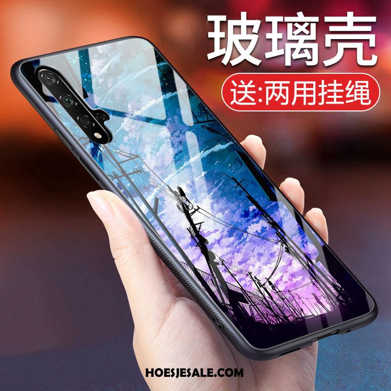 Huawei Nova 5t Hoesje Mobiele Telefoon Zacht Purper Licht Hoes Aanbiedingen