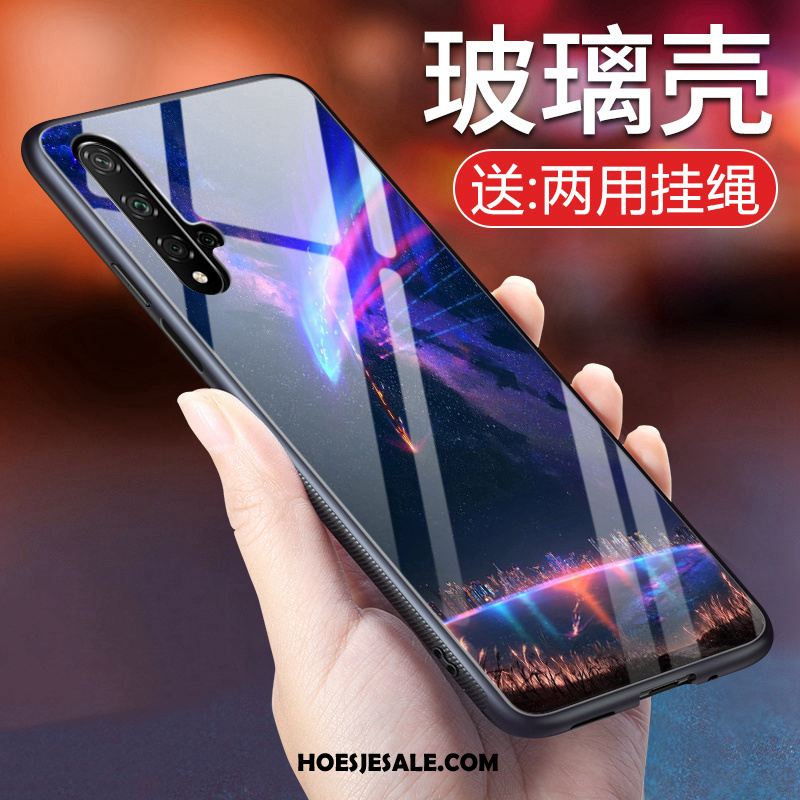 Huawei Nova 5t Hoesje Mobiele Telefoon Zacht Purper Licht Hoes Aanbiedingen