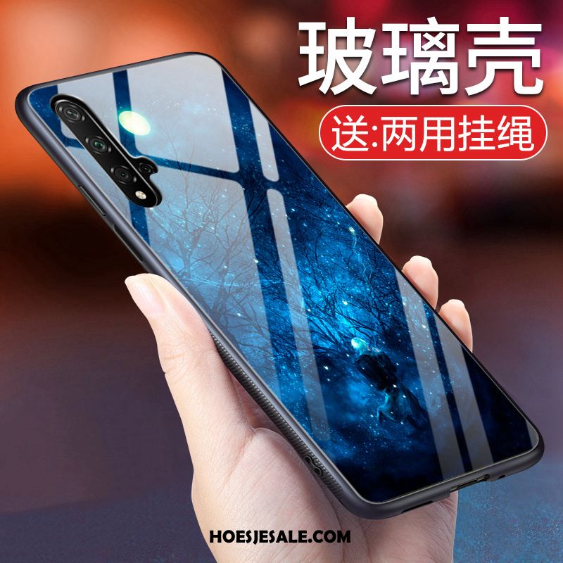 Huawei Nova 5t Hoesje Mobiele Telefoon Zacht Purper Licht Hoes Aanbiedingen