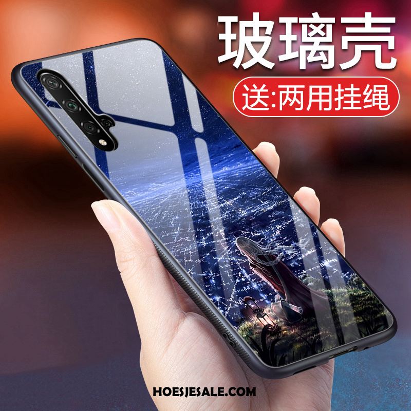 Huawei Nova 5t Hoesje Mobiele Telefoon Zacht Purper Licht Hoes Aanbiedingen