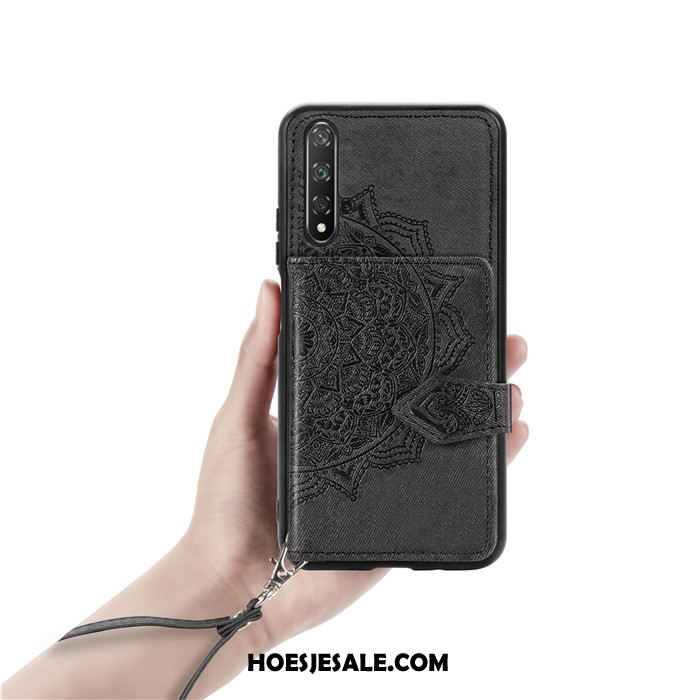 Huawei Nova 5t Hoesje Patroon Mobiele Telefoon Portemonnee Hoes Doek Kopen