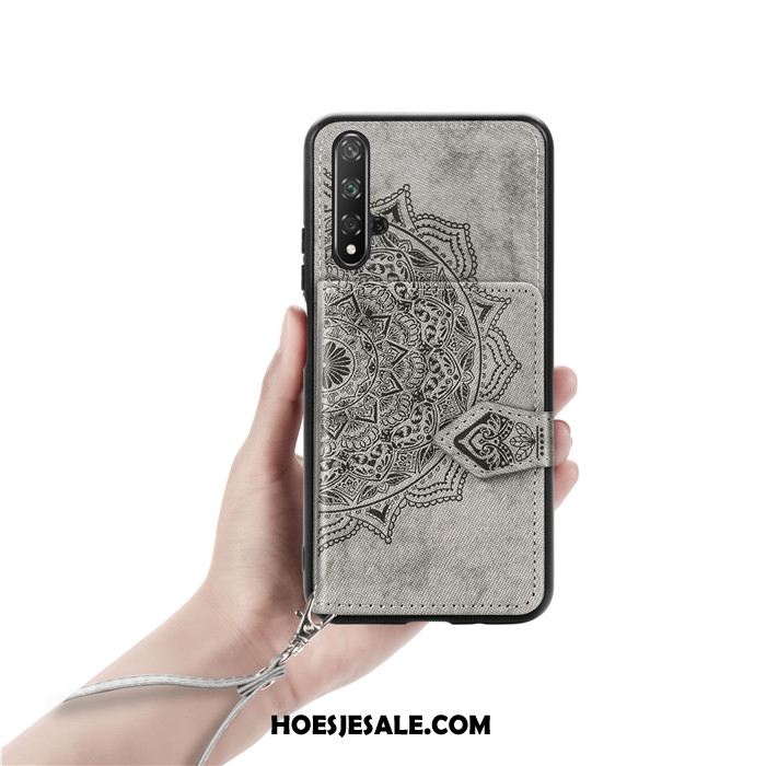 Huawei Nova 5t Hoesje Patroon Mobiele Telefoon Portemonnee Hoes Doek Kopen