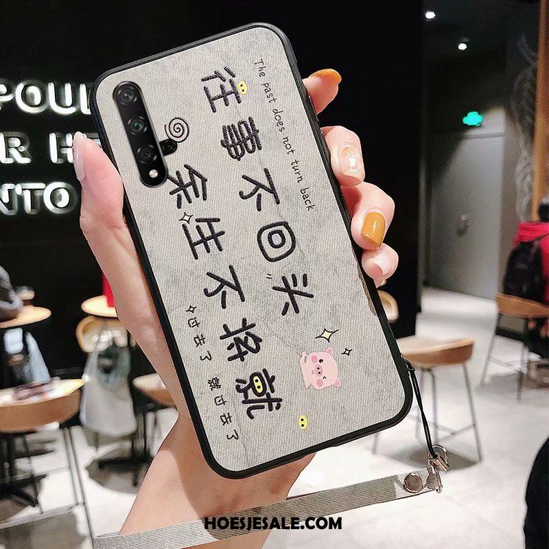 Huawei Nova 5t Hoesje Rood Mobiele Telefoon Patroon Bescherming Zacht Kopen