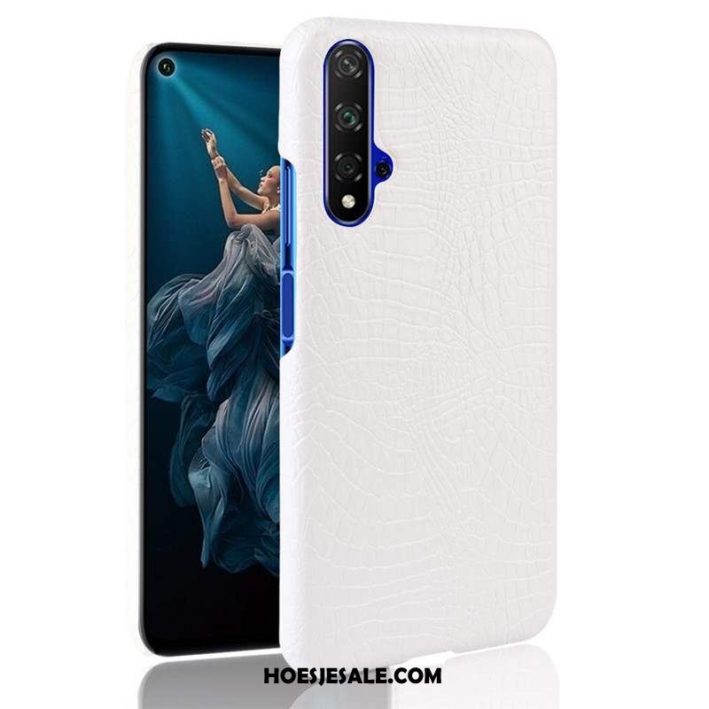 Huawei Nova 5t Hoesje Schrobben Blauw Lichte En Dun Hard Hoes Goedkoop