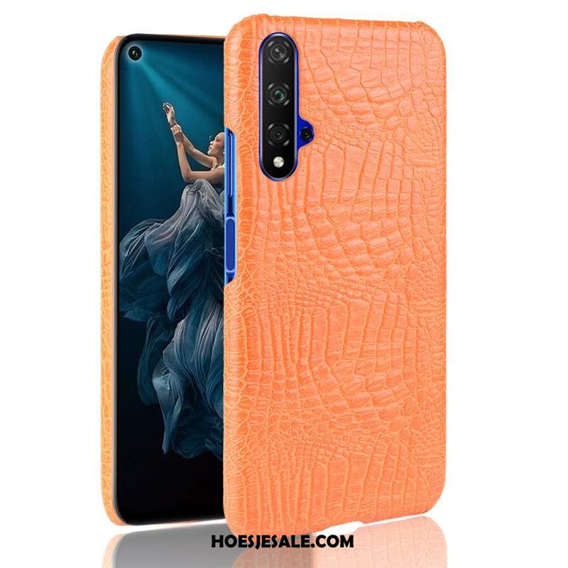 Huawei Nova 5t Hoesje Schrobben Blauw Lichte En Dun Hard Hoes Goedkoop