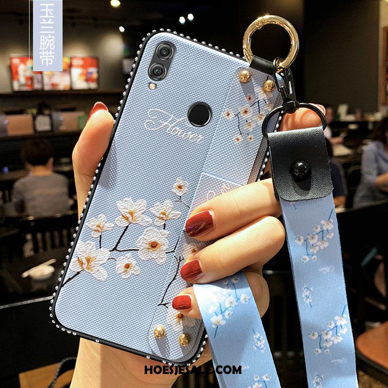 Huawei P Smart 2019 Hoesje Anti-fall Wit Mobiele Telefoon Hanger Trend Sale