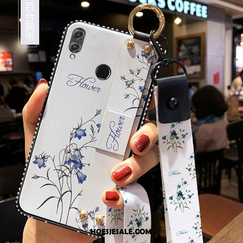 Huawei P Smart 2019 Hoesje Anti-fall Wit Mobiele Telefoon Hanger Trend Sale