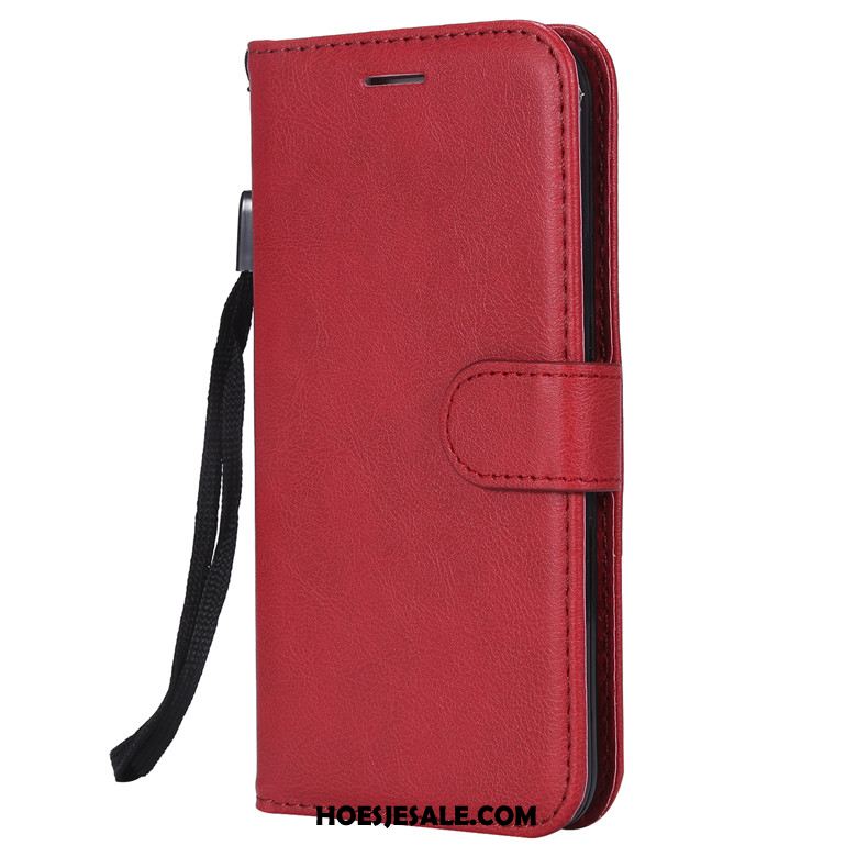 Huawei P Smart+ 2019 Hoesje Bescherming Rood Siliconen Anti-fall Clamshell Korting