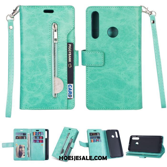 Huawei P Smart+ 2019 Hoesje Folio Blauw All Inclusive Bescherming Anti-fall Aanbiedingen