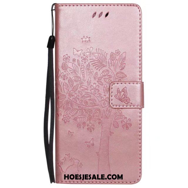 Huawei P Smart+ 2019 Hoesje Folio Siliconen Bescherming Rood Anti-fall Kopen