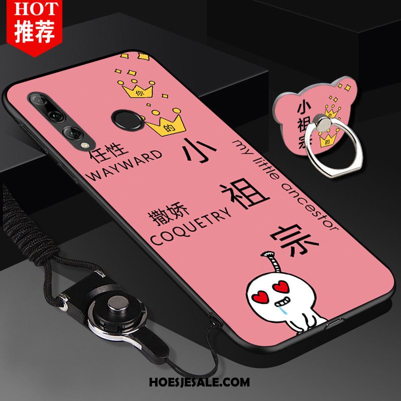 Huawei P Smart+ 2019 Hoesje Hoes Bescherming Mobiele Telefoon Zacht Roze Korting
