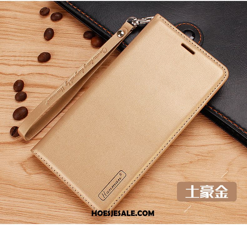 Huawei P Smart 2019 Hoesje Kaart Folio Hanger Leren Etui Mobiele Telefoon Sale