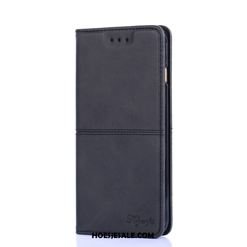 Huawei P Smart 2019 Hoesje Koe Mobiele Telefoon Leren Etui Anti-fall Rood Kopen