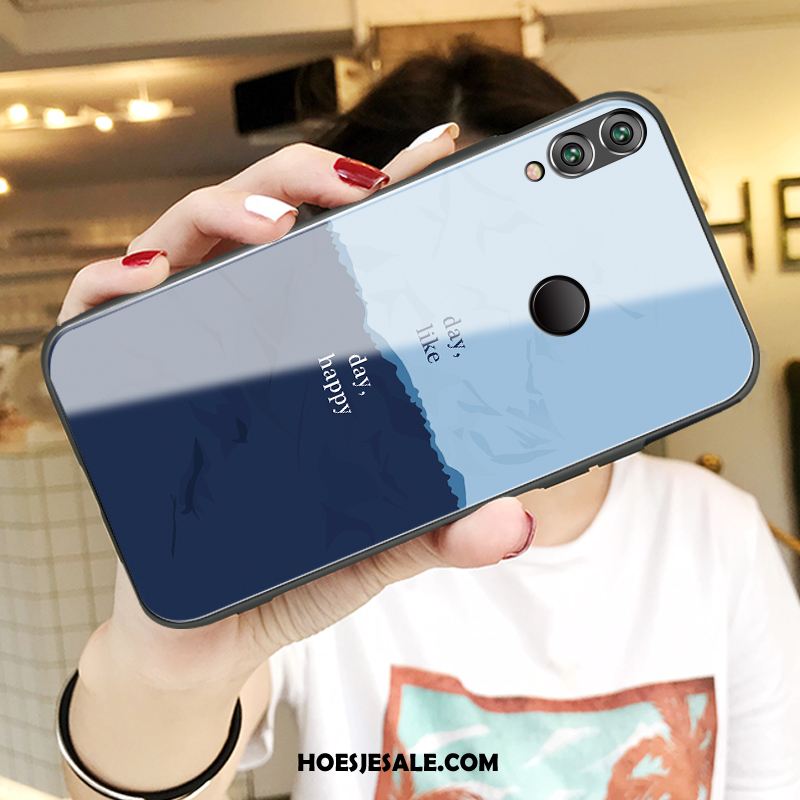 Huawei P Smart 2019 Hoesje Lovers Mobiele Telefoon Anti-fall Blauw Scheppend Online