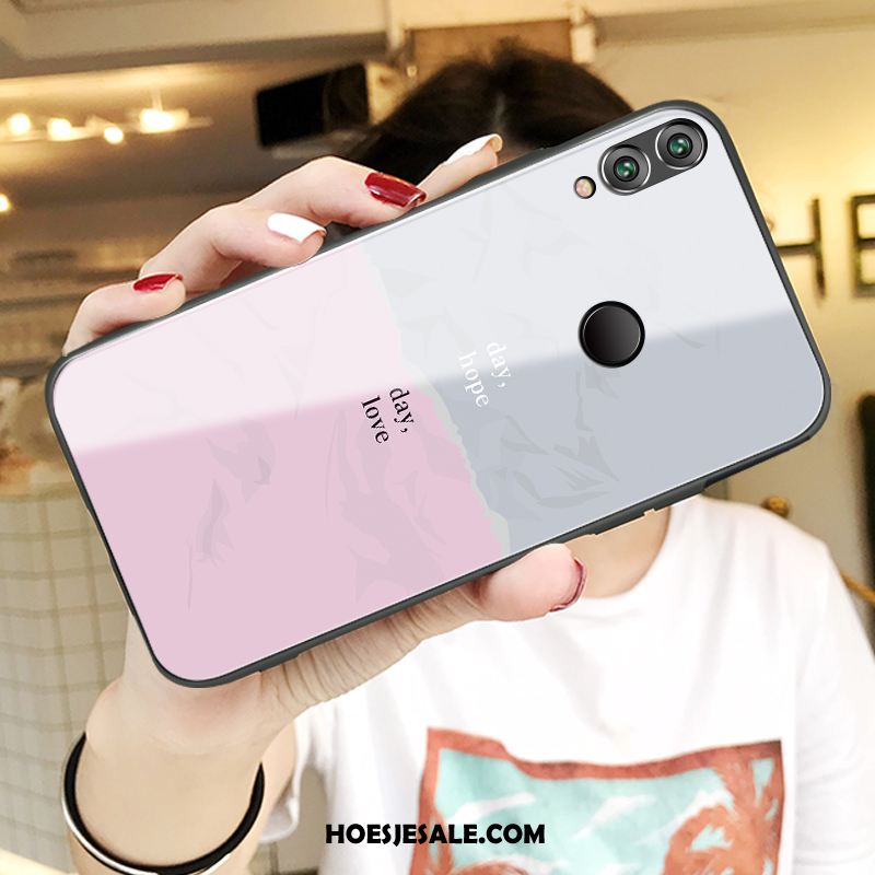Huawei P Smart 2019 Hoesje Lovers Mobiele Telefoon Anti-fall Blauw Scheppend Online