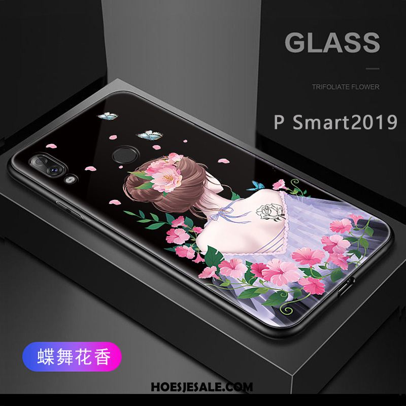 Huawei P Smart 2019 Hoesje Siliconen Trend Patroon Schrobben Bescherming Korting