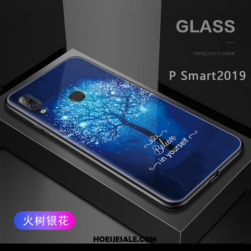 Huawei P Smart 2019 Hoesje Siliconen Trend Patroon Schrobben Bescherming Korting